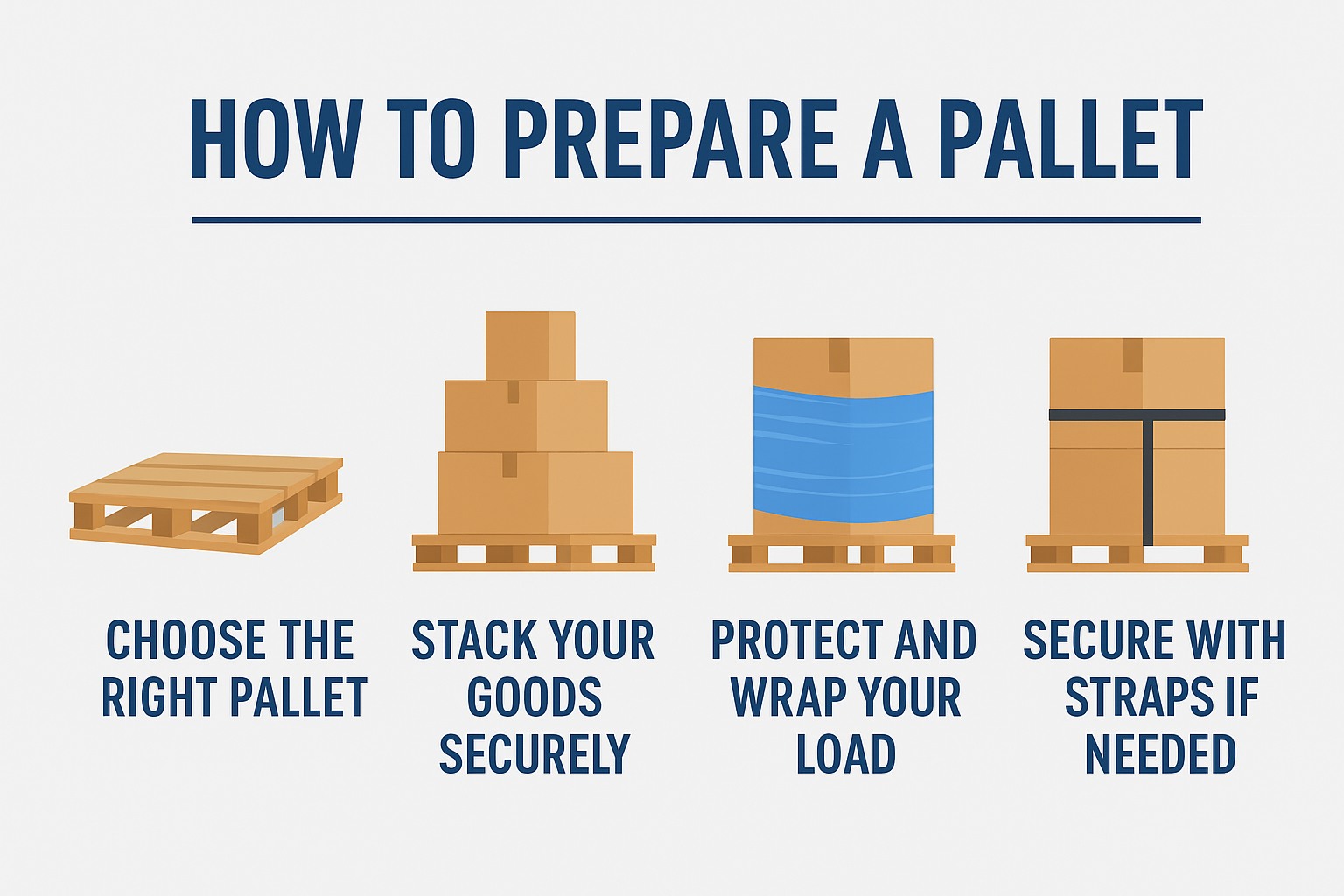 prepare a pallet