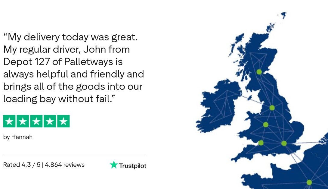 rated excellent for pallet delivery service