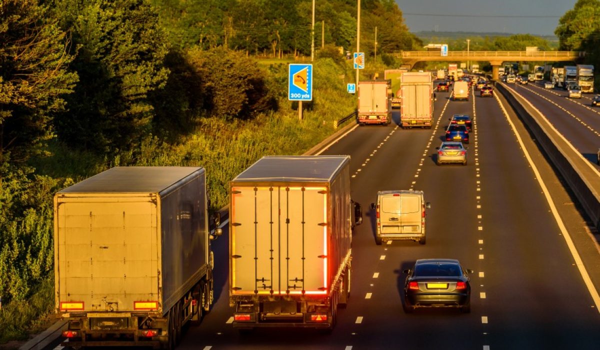 uk pallet networks use motorways consistently