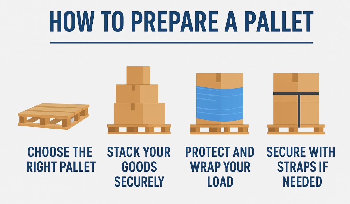prepare a pallet